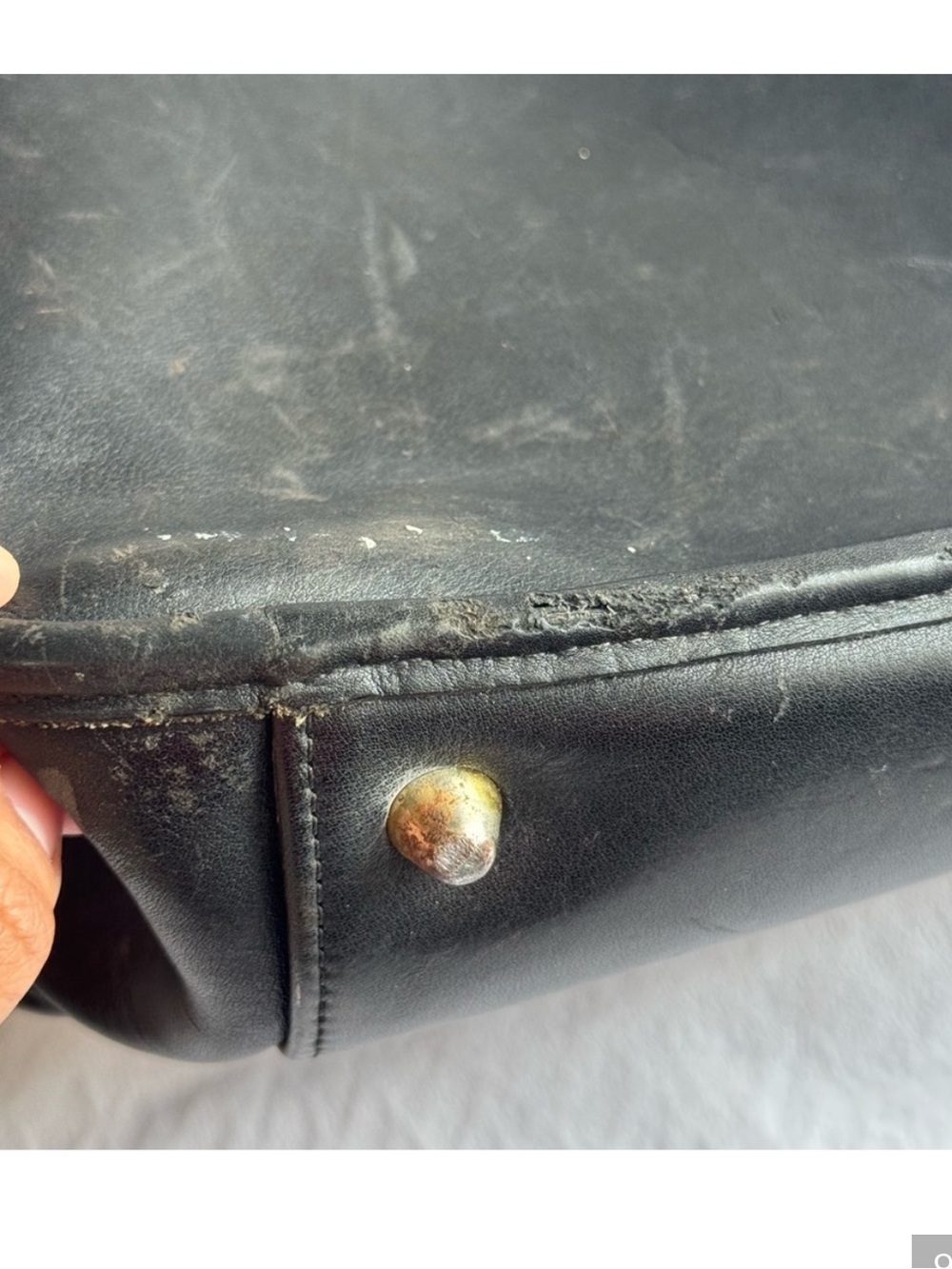 COACH Janice 9966 Black Leather Crossbody Bag - Picture 11 of 16